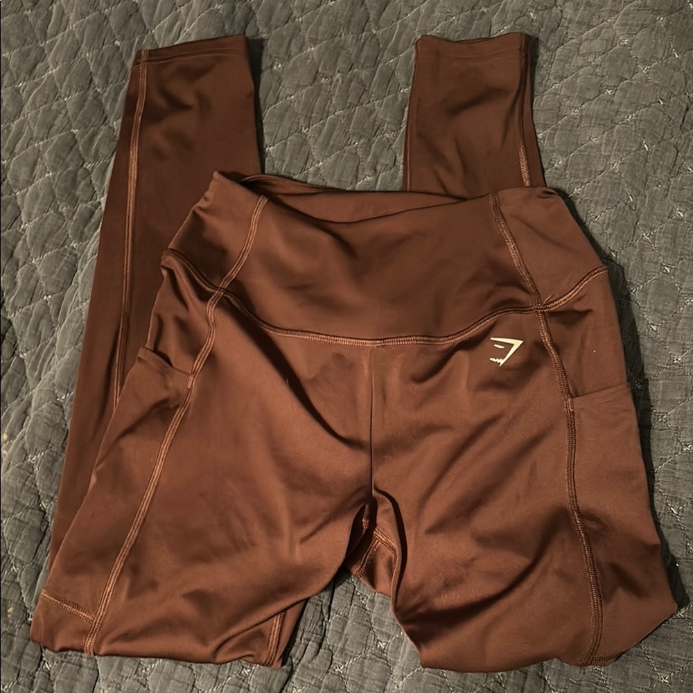 Brown Gymshark Leggings